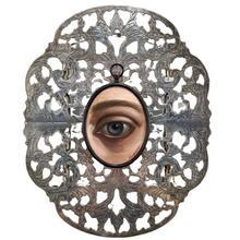 Load image into Gallery viewer, CristinaVergano-BlueEyeonSilverLace