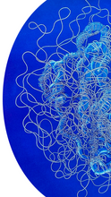 Load image into Gallery viewer, MadalenaNegrone-EntangledOvalBlue3-TourneGallery