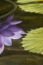 Load image into Gallery viewer, Tourné Gallery- Juan Bernal -Purple Waterlily
