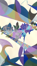 Load image into Gallery viewer, PURPLE ROSE - BLUE PLANET by PETER CARR