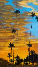 Load image into Gallery viewer, JuanBernal-Palmas al Atardecer-LeonardTourneGallery
