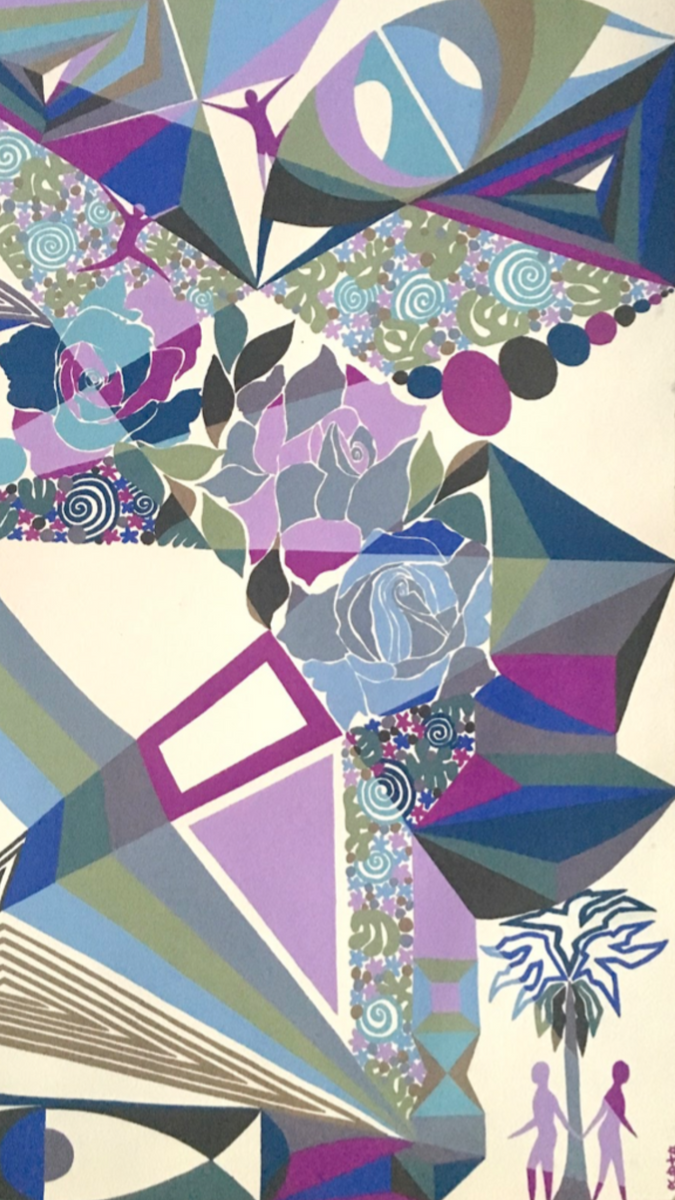 VIOLET ROSE - CONGRUENT ANGLES by PETER CARR – TOURNÉ